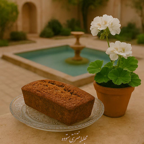 کیک موز و خرما مقوی و رژیمی