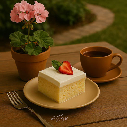 طرز تهیه کیک سه شیر خانگی با بافت نرم و طعم خوشمزه