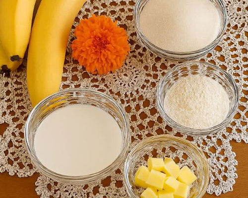 طرز تهیه دسر روکر موز خانگی ساده و رژیمی