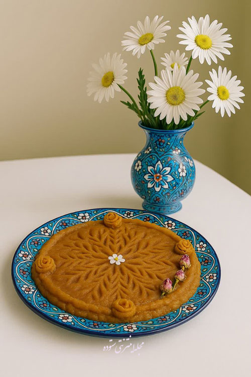 طرز تهیه حلوا سنتی با آرد گندم