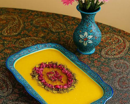 طرز تهیه دسر مشکوفی خوشمزه با شیر و نشاسته