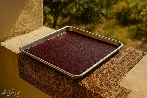 طرز تهیه لواشک آلبالو خانگی خوشمزه