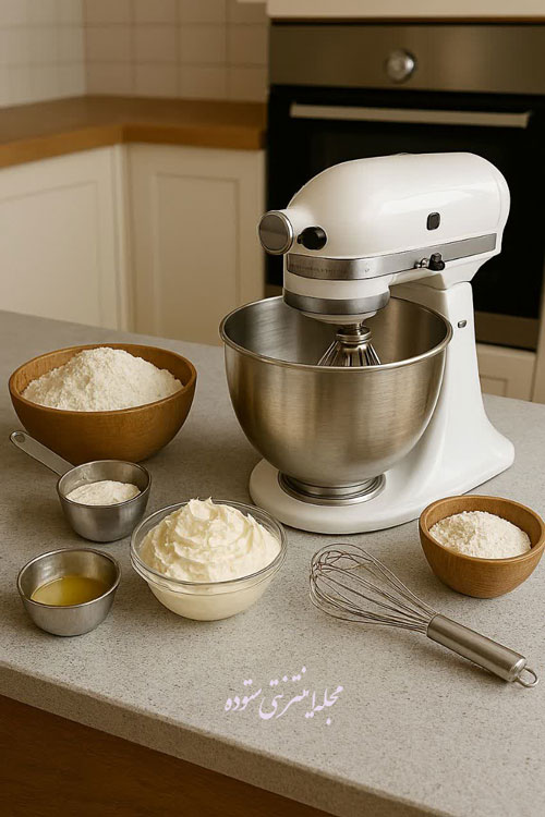 طرز تهیه نون خامه‌ای نارنجکی؛ شیرینی محبوب با بافت پوک و خامه لطیف