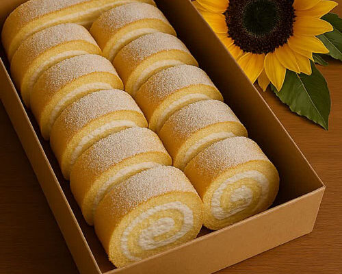 طرز تهیه رولت خامهای خانگی با بافت نرم طرز تهیه رولت خامهای خانگی با بافت نرم و لطیف