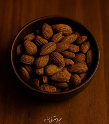 طرز بو دادن بادام درختی در منزل بدون روغن