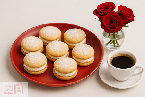 طرز تهیه شیرینی لطیفه خانگی با بافت نرم و خامه تازه