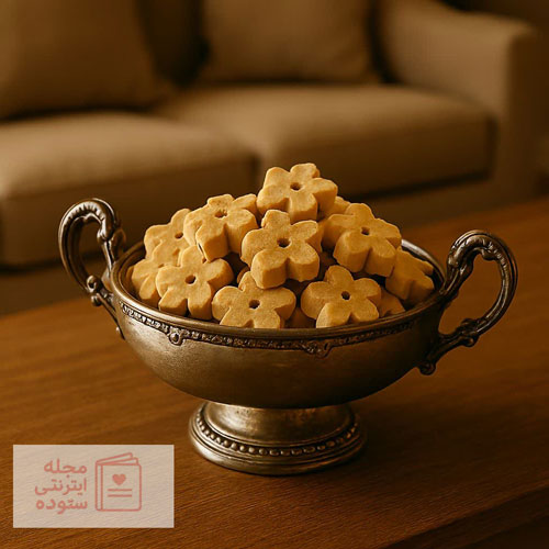 طرز تهیه شیرینی نخودچی سنتی با بافت نرم و طعم عالی در خانه