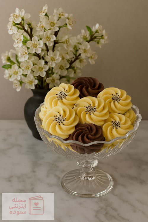 طرز تهیه شیرینی بهشتی خانگی خوشبو و ترد با روشی ساده