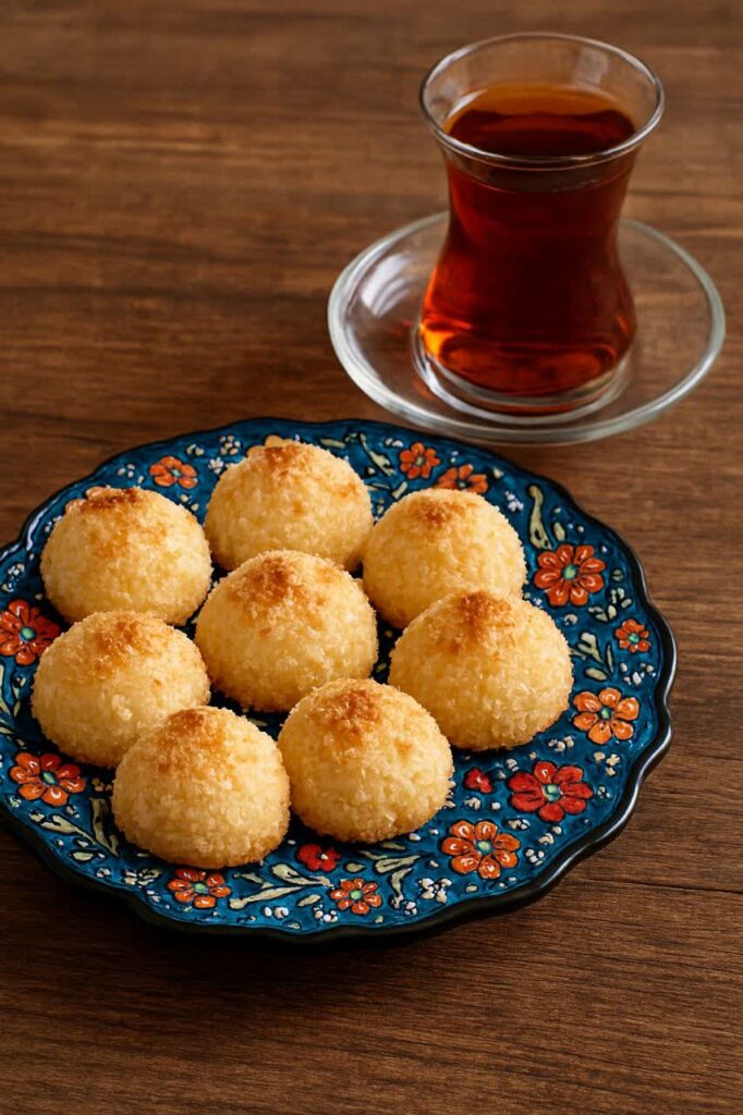 طرز تهیه شیرینی نارگیلی نرم و خوشمزه در خانه