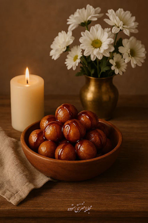 طرز تهیه شیرینی لگیمات خانگی خوشمزه و ترد با شیره مخصوص