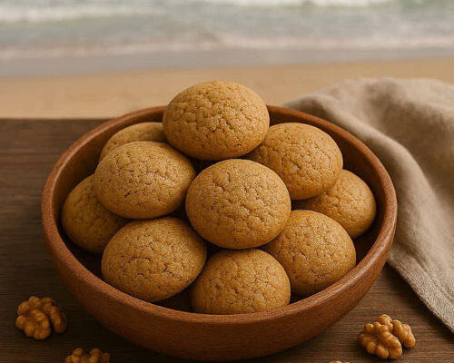 طرز تهیه شیرینی گردویی خانگی خوشمزه