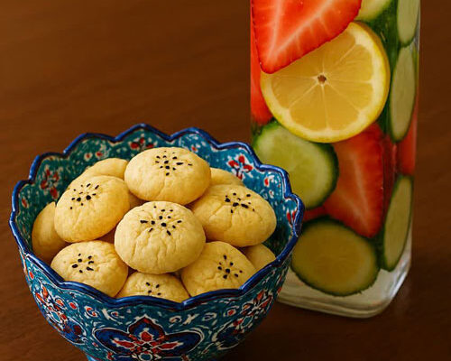 طرز تهیه شیرینی برنجی خانگی خوشمزه و مجلسی