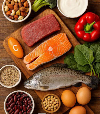 غذاهای حاوی ویتامین و مواد مغذی برای تقویت سیستم ایمنی و افزایش انرژی بدن