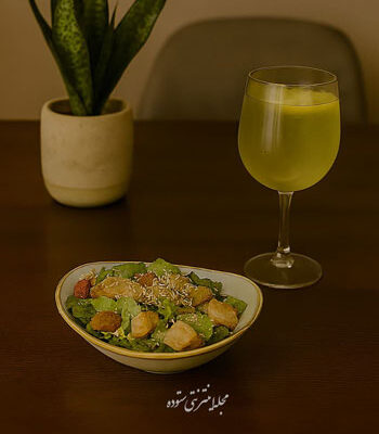 طرز تهیه سالاد سزار خانگی با سس مخصوص رستورانی