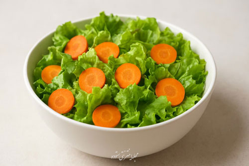 سالاد کاهو وهویج