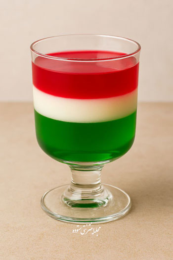 دسر چند لایه یلدایی