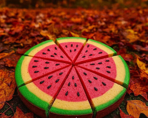 کیک هندوانه ای برای شب یلدا