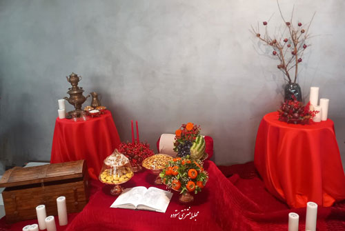 تزییین میز یلدا