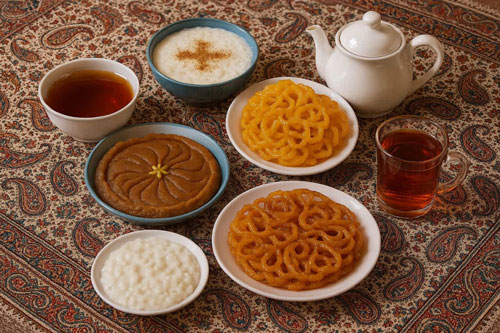 دسر برا افطاری