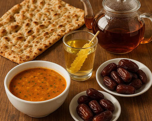 غذای سبک برای افطار